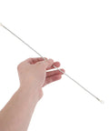 4 Piece Nichrome Heating Strip Replacement For Vacuum Sealer Machine 337mm Seal Element Bar in hand with flat profile.