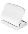 Manual 10 Hole Punch for Loose Leaf Paper A4 to A6 and B5 Sizes, 10 Sheets Capacity, Sturdy Metal Body with Flip Tray