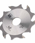 Professional Tungsten Carbide Biscuit Jointer Blade 100mm With 22mm Arbor Precision Woodworking Saw Replacement close-up view of blade teeth.