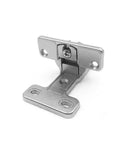 Side view of Tough As Nails 270 Degree Zinc Alloy Cabinet And Wardrobe Folding Hinge Set showing thickened zinc alloy construction.