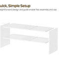 Expandable Shoe Rack Two Tier Adjustable Entryway Organizer Holds Up To Twelve Pairs Of Shoes For Small Spaces Space Saver Easy To Assemble