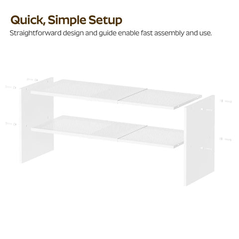 Expandable Shoe Rack Two Tier Adjustable Entryway Organizer Holds Up To Twelve Pairs Of Shoes For Small Spaces Space Saver Easy To Assemble