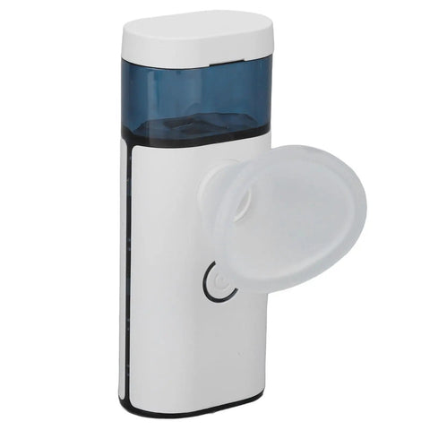 Portable Eye Hydration Mister With USB Rechargeable Power, Ultra Fine Atomizer for Eyes, Face and Skin shown with open atomizer