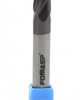Carbide Square End Mill, 4 Flute, 5/16 In Diameter, 13/16 In Cutting Length, 5/16 In Shank, visible in plastic holder