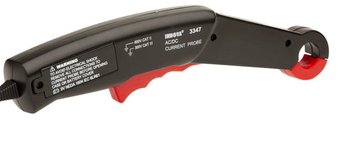 Digital Multimeter Amp Probe For 0 To 600 Amp AC DC Measurements With Two Foot Lead Slide Switch Garage Ready Tool