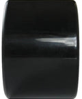 80A SHR Mountain Cruiser Longboard Wheels 76mm Black, side view showcasing glossy surface and smooth finish for stable rides.