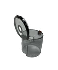 Big Capacity Dust Cup For Jimmy H10 Pro And H10 Flex Vacuum Cleaners Washable Cyclone Dustbin Replacement Part in black transparent finish