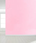 Pink Peel And Stick Wallpaper, Waterproof Self Adhesive PVC Wall Covering on a smooth pink wall, ideal for renter friendly decor.