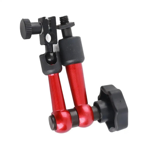 Red Magnetic Base Holder For Test Indicator With M5 Thread Universal Flexible Arm Stand