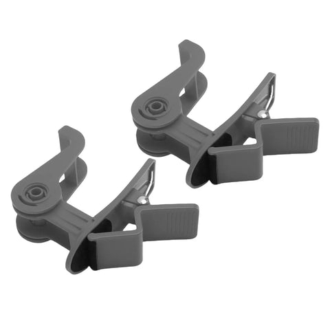Workhorse 2 Pack Table Clamp Tape Dispenser With Rock Solid Non Slip Grip And 360 Degree Rotating Cutter No Sweat Setup For Home Office Workshop Shipping Grey, gray clamp tape dispensers.
