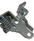 Premium Door Hinge Lower And Upper Set For Front Left Driver Side, lower hinge with spring detail, steel construction.