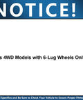 Notice for 4WD Front CV Axle Shafts Pair For 6 Lug Chevy GMC Trucks Including Silverado Suburban Tahoe Blazer Avalanche K1500 K2500 Pickup Replacement Kit With Direct Fit And Heavy Duty Construction