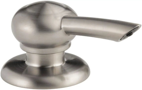 Leland Pump Soap And Lotion Dispenser For Kitchen Sink Top Fill Deck Mount Countertop Soap Dispenser In Brushed Nickel Finish No Mess Refills
