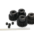 32P Pinion Gear Set 5Mm 32 Pitch 19T 20T 21T 22T RC Parts with hex key and screws
