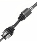 Pair Front Cv Axle Driveshafts Fits Ford F-150 2009 2014 Lincoln Navigator 2007 2015 Expedition 4WD AWD shown from side view.