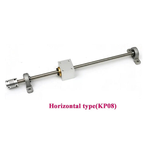 Heavy Duty T8 Lead Screw Rod Kit For 3D Printers With 2mm Pitch And 100 To 1000mm Lengths Perfect For Upgrading Your Machine Setup Horizontal Or Vertical Mounts, horizontal KP08 setup