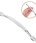 Two Pack Zinc Alloy Closet Door Handles Vintage Cabinet Pulls For Kitchen Wardrobe Cupboard Doors With 128mm Hole Spacing Surface Mounted Installation Easy Grip Double Handles Furniture Drawer Hardware, shown separately and in hand.