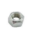 Caliper Retaining Shoulder Bolt and Nut Kit for 10K to 12K Hydraulic Disc Brake Calipers, Chrome Plated Half Inch Thread, Includes 5 Inch Shoulder Bolt, Fits Straight Axles and Torflex 13G 13D Axles, Replacement Hardware for Hydraulic Brake Systems, chrome nut