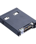 Premium Dual Bay 2.5 Inch SATA HDD and SSD Caddy featuring slick push pull bars and ventilation design.