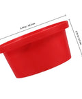 Backpack Sprayer Barrel Filter Replacement for Knapsack Sprayers, 142mm red fine mesh mouth strainer, side view.
