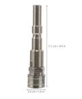 Save Time On Yard Work With This Straight Up Stainless Steel Pressure Washer Quick Connect Coupler featuring a 1/4 inch adapter.