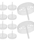 Kick Serious Grime Out Of Your Bling With These Tight Little Mesh Baskets Built For Ultrasonic Jewelry Cleaners,50 pack,clear material.