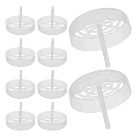 Kick Serious Grime Out Of Your Bling With These Tight Little Mesh Baskets Built For Ultrasonic Jewelry Cleaners,50 pack,clear material.