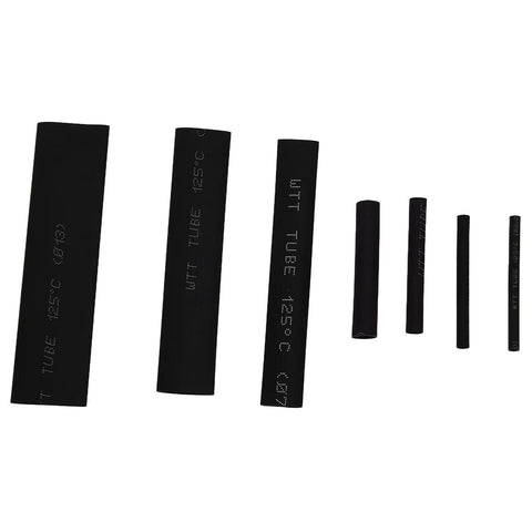 Ultimate 127 PCS Black Heat Shrink Tubing Kit With Durable PE Material And 2 To 1 Shrink Ratio Perfect For Electrical Insulation Repair Diy Projects And Industrial Use At Home Or Shop, assorted sizes