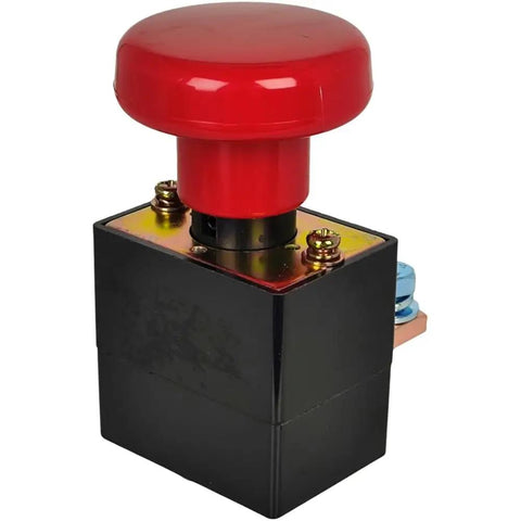 96V 250A Emergency Stop Switch ED250B-1 ZJK-250 with red mushroom head pushbutton for electric forklifts.
