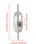 Side view of 1 Inch Square Disc Harrow Flange Bearing Unit Replacement for Modern Farms