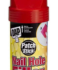 Patch Stick Nail Hole Filler For Walls, Quick Dry, No Sanding Required, Crack Repair In White, 2.8 Oz, Spackling Tool