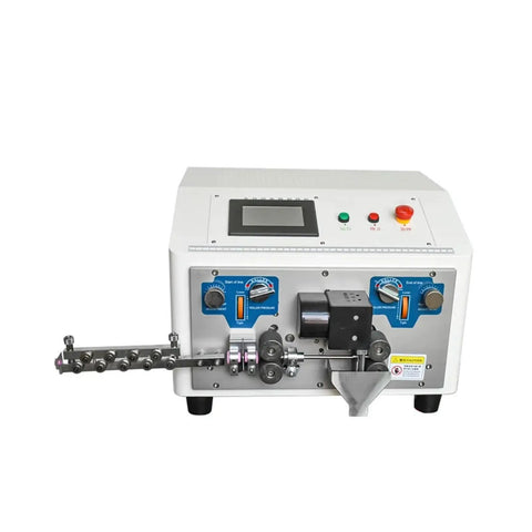 AOXHUGB Automatic Computer Cable Cutting And Stripping Machine For Sheathed Wire High Precision Electric Cable Stripper control panel and cutters