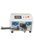High Precision Automatic Computer Cable Cutting And Stripping Machine For Sheathed Wire with control panel and gauge settings.