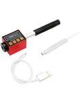 Built Tough Portable Pen Type Digital Leeb Hardness Tester with USB charger and cleaning brush for precise readings.