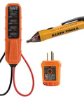 Beginner Friendly Handy Electrical Tester Kit For GFCI Outlet And Receptacle Testing With Non Contact Voltage Tester Pen 3 Piece Set