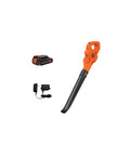Cordless Leaf Blower With Battery And Charger, 20V Max, 130 MPH Air Speed, Ultralight 3.7 Lb Design, showing blower, battery, and charger.