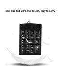 Mini USB Numeric Keypad For Laptop, Portable External Number Pad, Plug And Play, Anti Slip Design for Computer PC Notebook