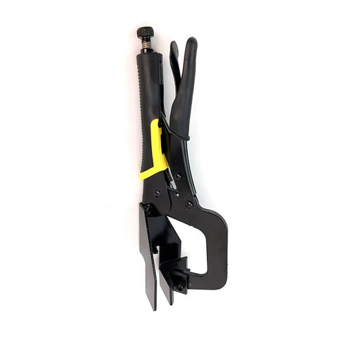 Measurement Tools Portable Woodworking Clip Oblique Hole Locator With Quick Fix Right Angle Clamp Tool in black metal and plastic