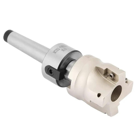 Face Mill Holder For CNC Milling Machine With 400 Rpm Speed 50 22 Shanks Includes 10 Pcs APMT1604 Carbide Inserts; side view