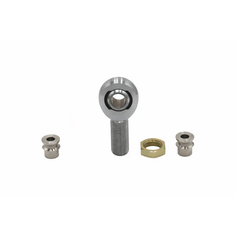 Bulletproof 4130 Chromoly 1-1/4 Inch Rod End Heim Joint 4-Link Kit includes threaded joint and stainless spacers.
