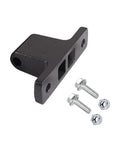Door Hinge Replacement Kit With 2 Hinges For Bobcat Skid Steer And Track Loaders Directly Replaces 7305580 And 7176593, black metal hinge and bolts