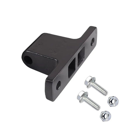 Door Hinge Replacement Kit With 2 Hinges For Bobcat Skid Steer And Track Loaders Directly Replaces 7305580 And 7176593, black metal hinge and bolts