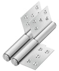 Detachable Flag Hinges Set Tough As Nails Heavy Duty Weld On Stainless Steel 5 Inch By 2 Point 5mm Thick Pair For Fire Doors