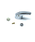 Temptrol Solid Lever Handle Polished Chrome For Bathroom Faucet Replacement Part with mounting hardware
