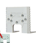 Super Handy Hinge Installation Jig For Doors And Cabinets, Precise Frame And Panel Positioning Guide, Durable ABS Construction