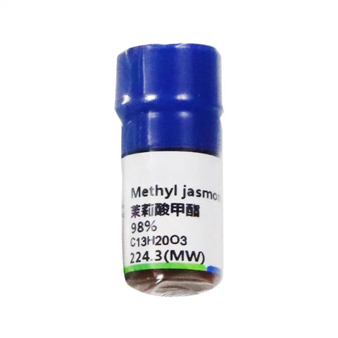 Get Your Hands On This Awesome 0.25 Gram Methyl Jasmonate High Purity Research Grade Liquid Thats Perfect For Laboratory And Scientific Studies With 98 Percent Purity C13H20O3 CAS 39924-52-2, glass vial