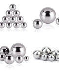 1000 Pack 2mm Beefy Chrome Steel Bearing Balls Precision Grade G25 AISI 52100 High Hardness And Corrosion Resistant in clusters