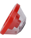 Top Tier Abs Electric Hammer Dust Catcher For 4 To 10 Mm Drill Bits shows red twist-off cup for dust collection.