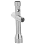 Mini Cross Socket Wrench Kit M2 M2.5 M3 For Rc Model Cars Hobby compact silver alloy spanner for tightening screws.