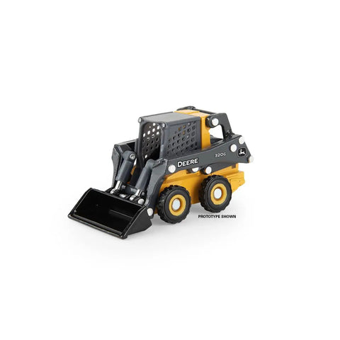 G Series 320G Skid Steer Loader Toy One Sixty Fourth Scale Die Cast With Working Loader Arm And Pivoting Bucket Realistic Graphic Detail